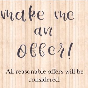 All reasonable offers considered!